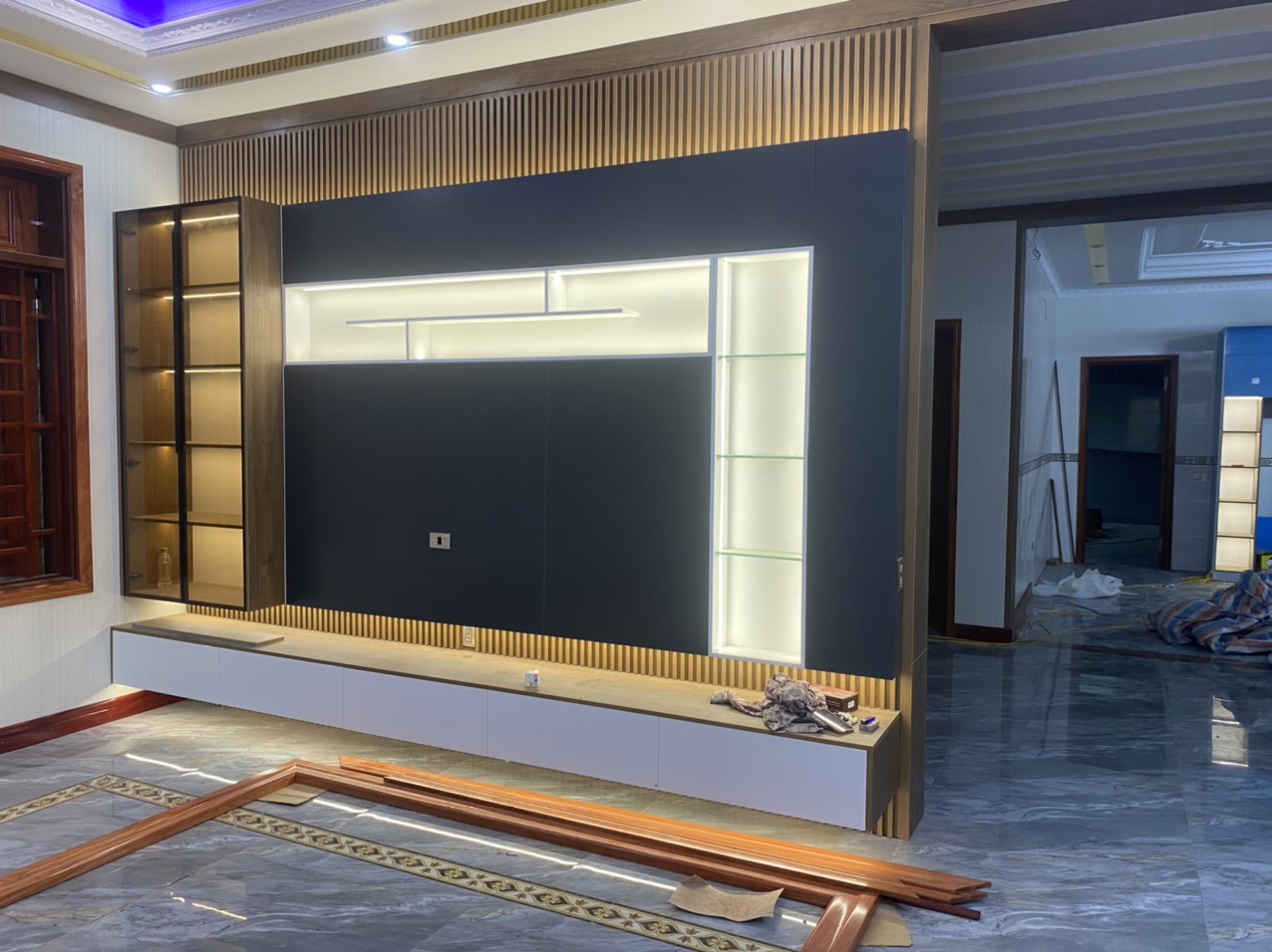 THI CÔNG NỘI THẤT NHÀ ANH CHUNG - NAM ĐÀN, NGHỆ AN