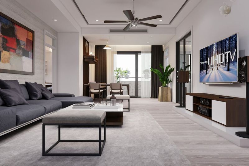 Phòng khách sang trọng hiện đại