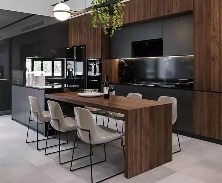 Nội Thất Gỗ Veneer Walnut