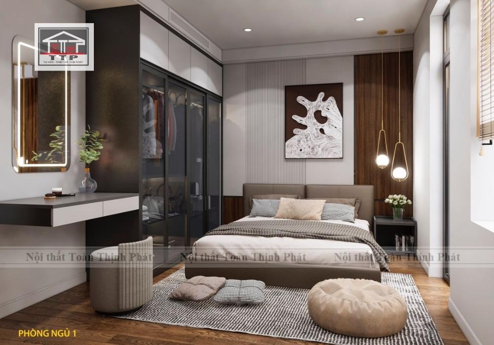 Thi công nội thất phòng ngủ chung cư