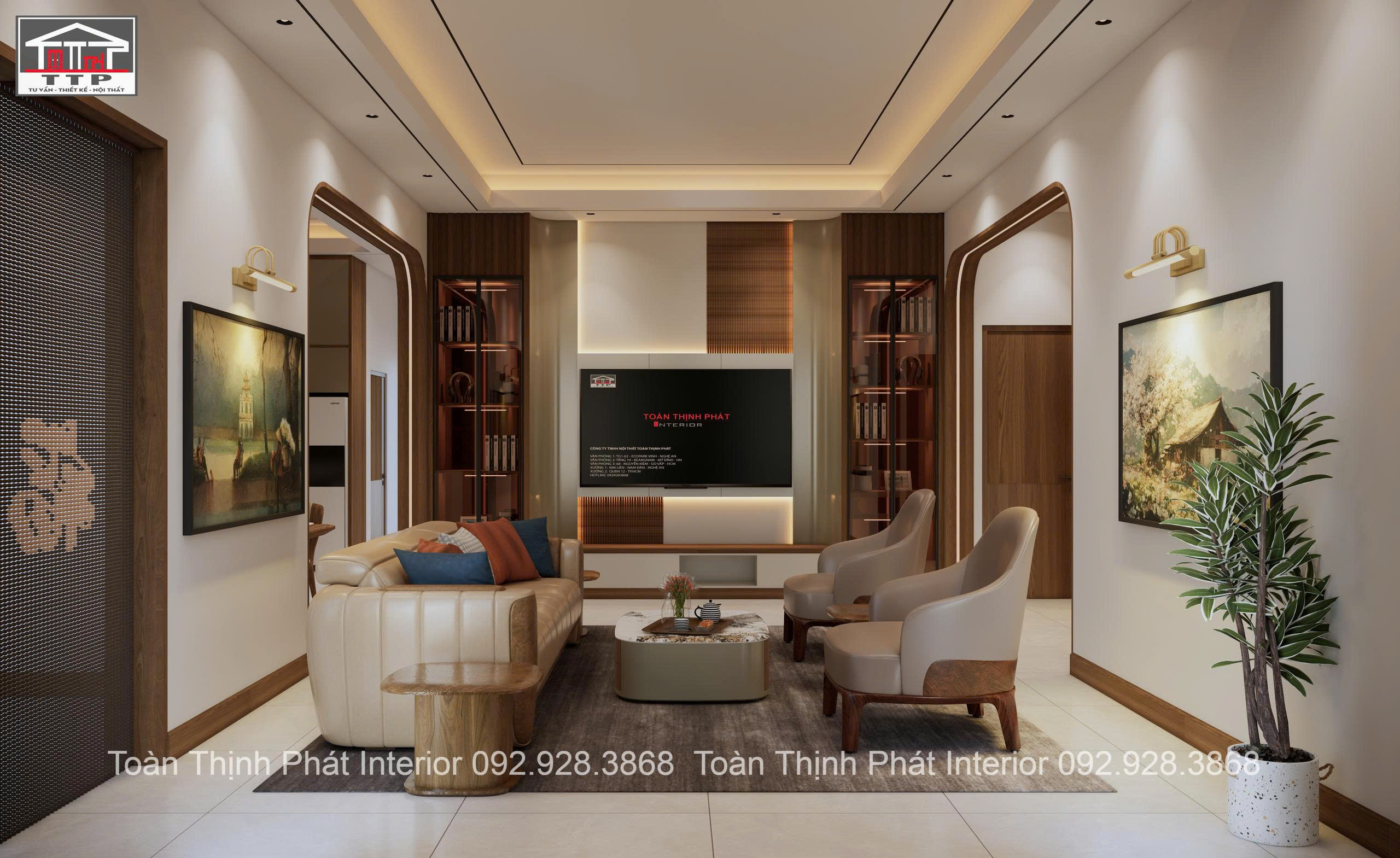 NỘI THẤT NHÀ PHỐ A HỢP - HÀ TĨNH