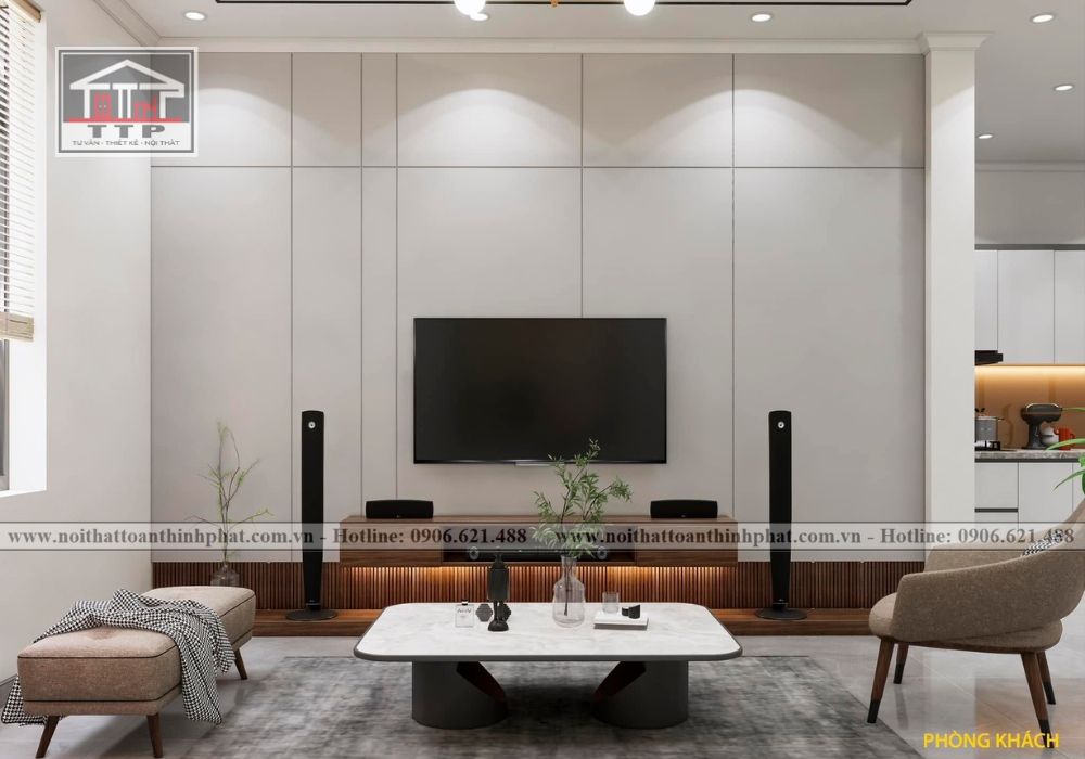 Thi công Nội thất phòng khách