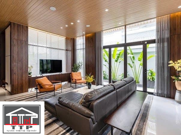 Thiết kế nội thất phòng khách biệt thự