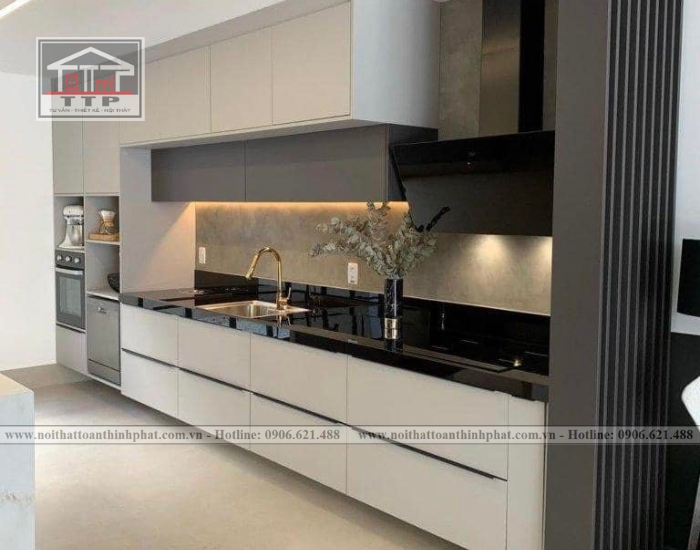 Thiết kế tủ bếp chung cư Dầu Khí