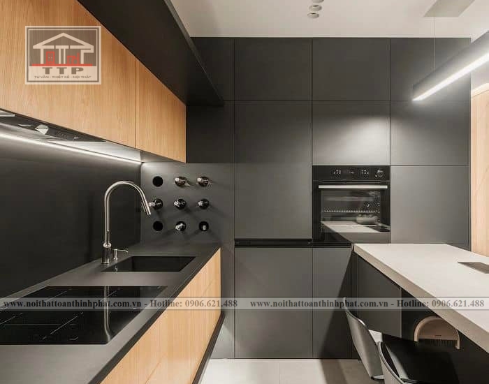 Mẫu thiết kế tủ bếp hiện đại tại Vinh